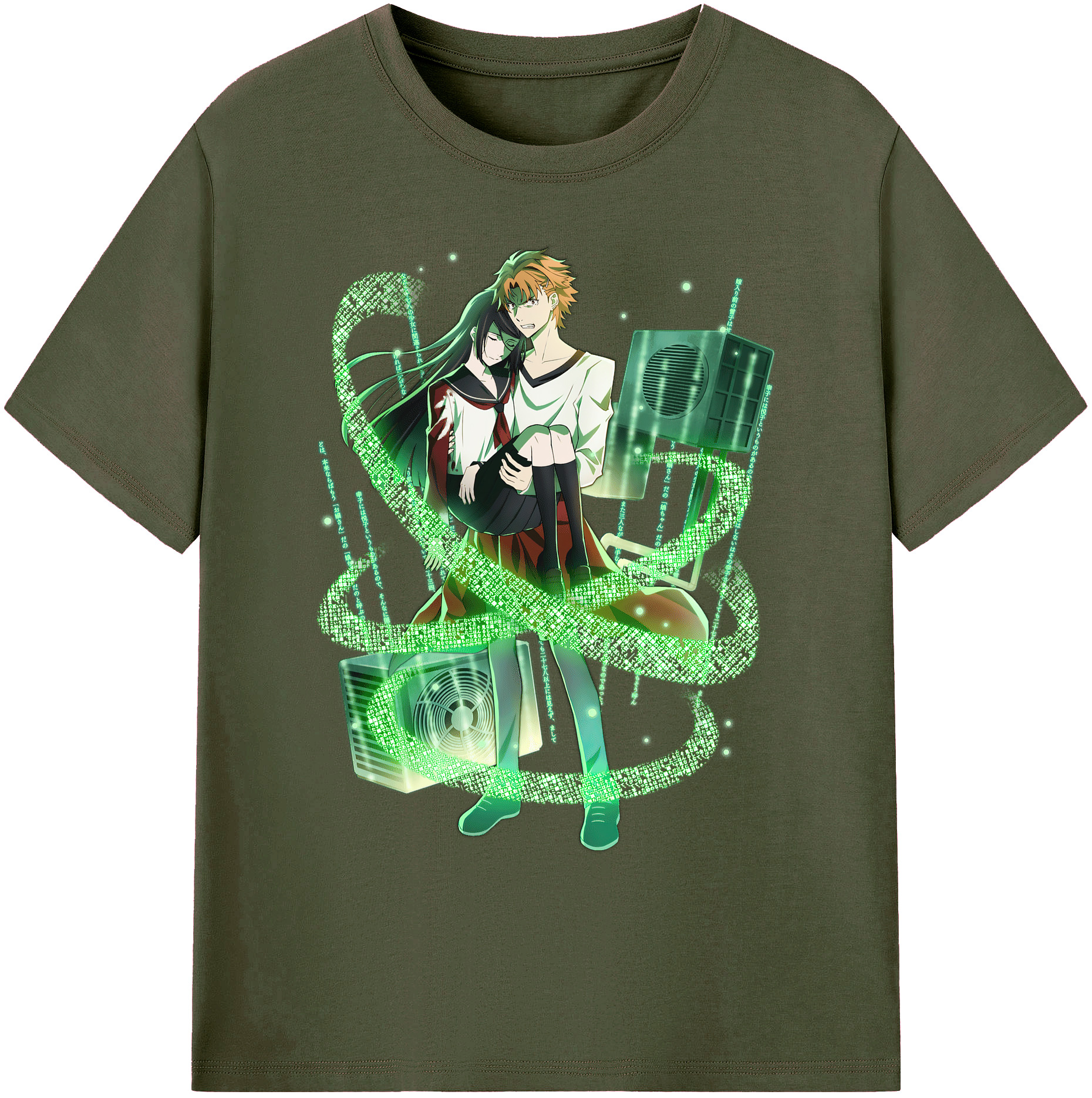 （画像用） 文豪ストレイドッグス Bungo Stray Dogs 綿100％ メンズ半袖Tシャツ｜肌触りやわらか＆通気性